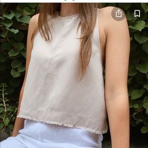Wilfred linen tank top